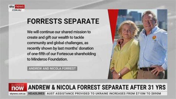 
Where Is Nicola Forrest Now? Andrew Forrest Wife and Family Legacy 